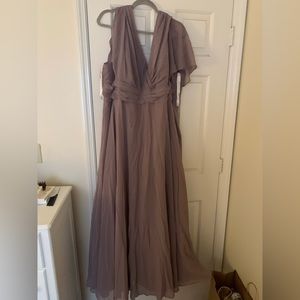Azazie Kimber DUSK Dress size 22 never worn